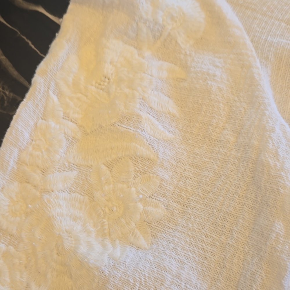 NWT Soft Surroundings Palatina Embroidered Blouse Top - Picture 3 of 7